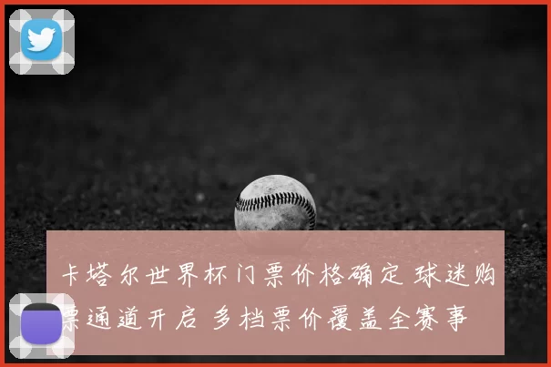 卡塔尔世界杯门票价格确定 球迷购票通道开启 多档票价覆盖全赛事